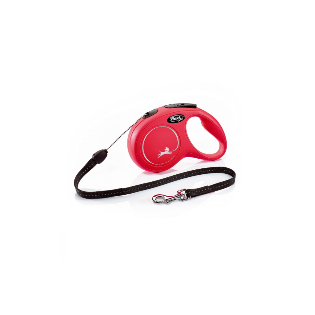 Flexi New Classic M Cord, 5m - Red