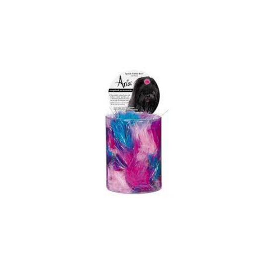 PetEdge-AR Sparkle Feather Bow Canister 1001 USA