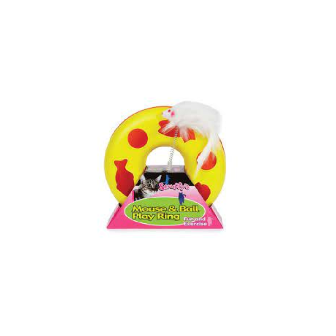 PetEdge-Scruffys Mouse Ball Play Ring