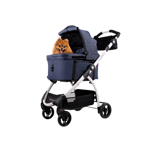 Ibiyaya-New Cleo Travel System Pet stroller - Blue Jeans