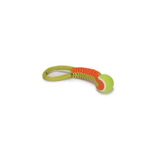 PetEdge-Braided Nylon Tennis Ball Tug