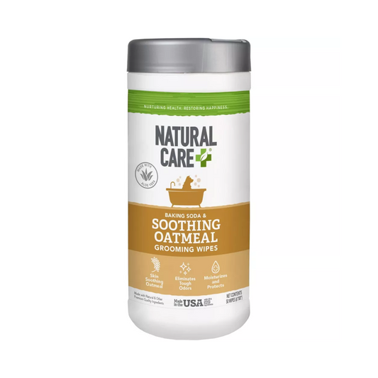 Natural Care Oatmeal Grooming Wipes 50 wipes Manna pro