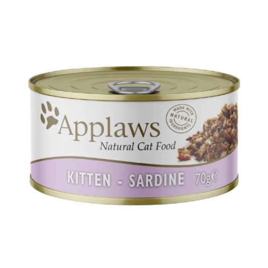 Applaws Canned Kitten Delicate Sardine For Kittens 70 G
