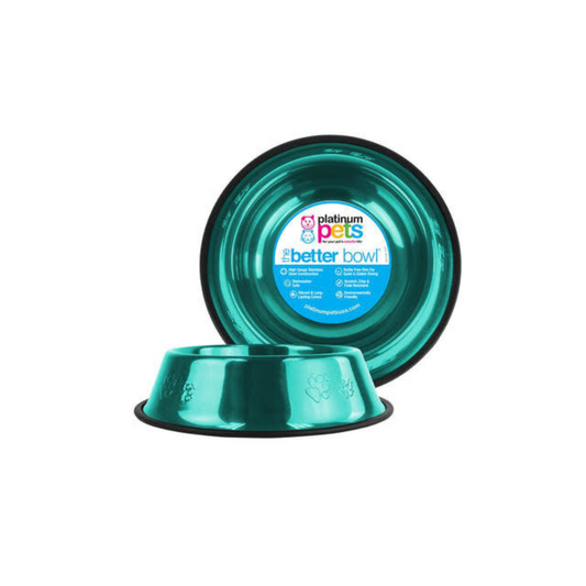 Platinum Pets-Bowl, Embossed Non-Tip,CPR