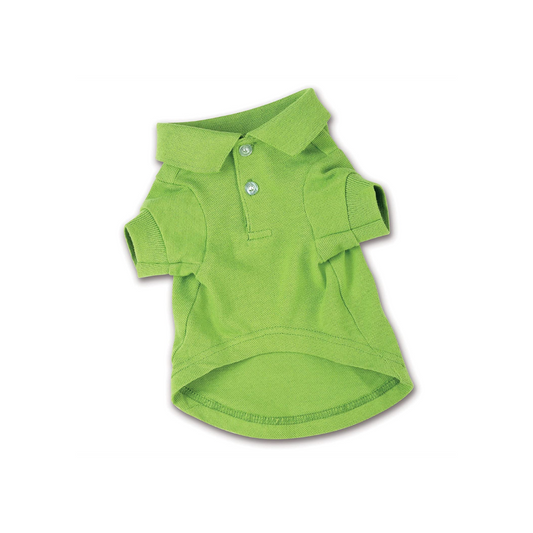 PetEdge-Polo Shirt Parrot green Small