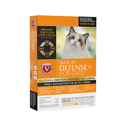 Nutri-Vet Defense Plus For Cats - Over 6 Lbs.