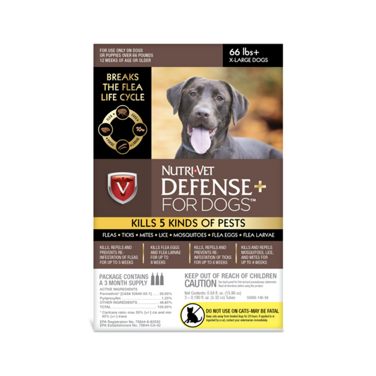Nutri-vet Defense plus For Dogs X-Large (over 66lbs)