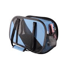 Ibiyaya-Foldable Pet Travel Carrier - Blue